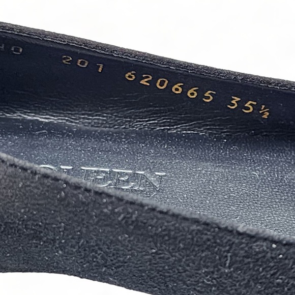 Alexander McQueen Classic Skull Leather Ballerinas Flats Shoes NIB Black 35.5 - Picture 9 of 9